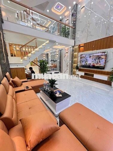 Một bước là mê nhà 5m nở hậu 5.5m thiết kế sang trọng hẻm 10m LVK,Q.12