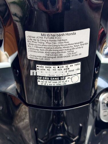Honda Future 125 2023 Trắng 7777 km