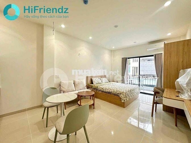 CHO THUÊ PHÒNG KHÔNG GÁC BAN CÔNG FULL NỘI THẤT MỚI CÓ THANG MÁY