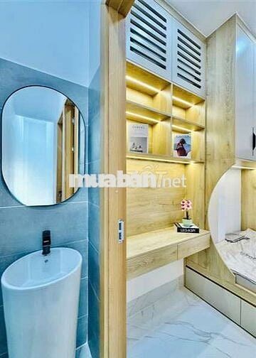 Hẻm xe hơi, nhà mới xinh, 25m, 2 tầng ,giá 3 tỷ 39