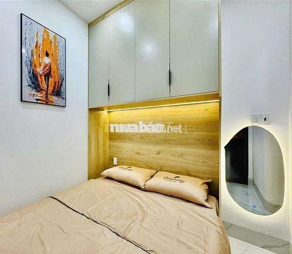 Hẻm xe hơi, nhà mới xinh, 25m, 2 tầng ,giá 3 tỷ 39