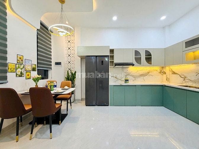 Bán nhà 1trệt 2lầu full nội thất, HXT thông, Đường Bùi Quang Là, GVap