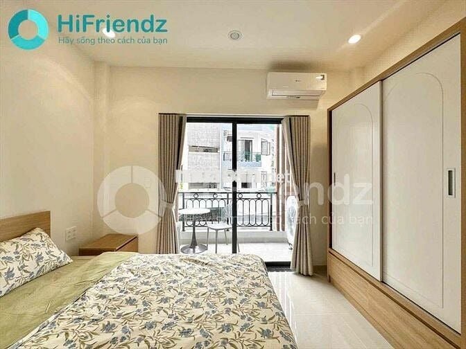 CHO THUÊ PHÒNG KHÔNG GÁC BAN CÔNG FULL NỘI THẤT MỚI CÓ THANG MÁY