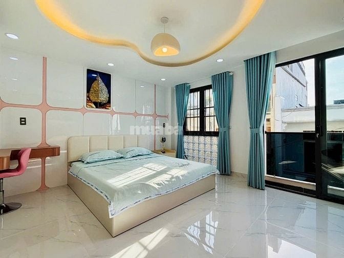 Nhà Phan Văn Trị P10 1 trệt 1 lửng 2 lầu Sổ hồng riêng hẻm 5m 57,6m2