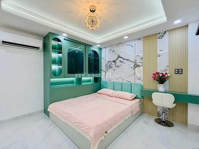 Nhà Phan Văn Trị P10 1 trệt 1 lửng 2 lầu Sổ hồng riêng hẻm 5m 57,6m2