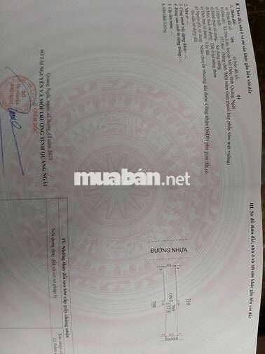 Bán đất thổ cư 4 lô liền kế KDC Thạch Trụ (Làm nhà vườn là hết ý)