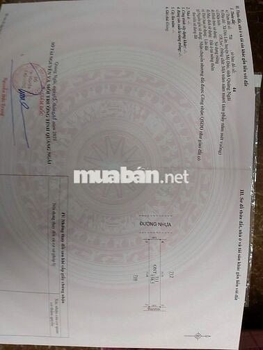 Bán đất thổ cư 4 lô liền kế KDC Thạch Trụ (Làm nhà vườn là hết ý)