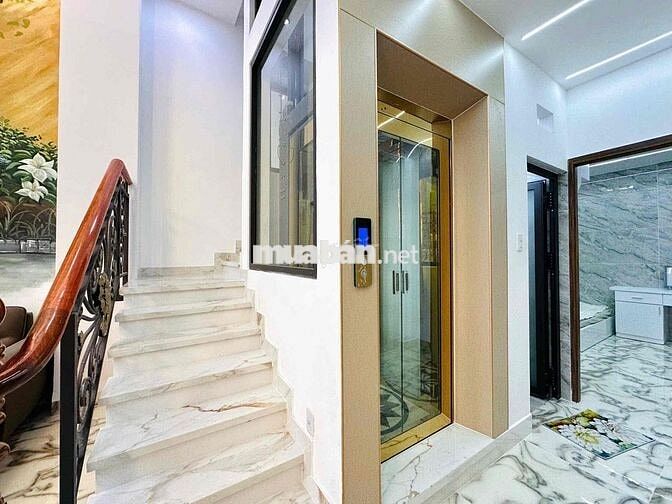 SIÊU PHẨM NHÀ PHỐ - GIÁP AEON MAIL BÌNH TÂN, THIẾT KẾ THANG MÁY 350KG