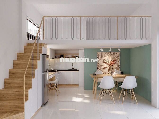 Căn hộ Duplex cao cấp full nội thất Đặng Văn Bi ngã 4 Bình Thái, Metro