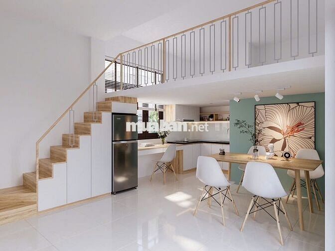 Căn hộ Duplex cao cấp full nội thất Đặng Văn Bi ngã 4 Bình Thái, Metro