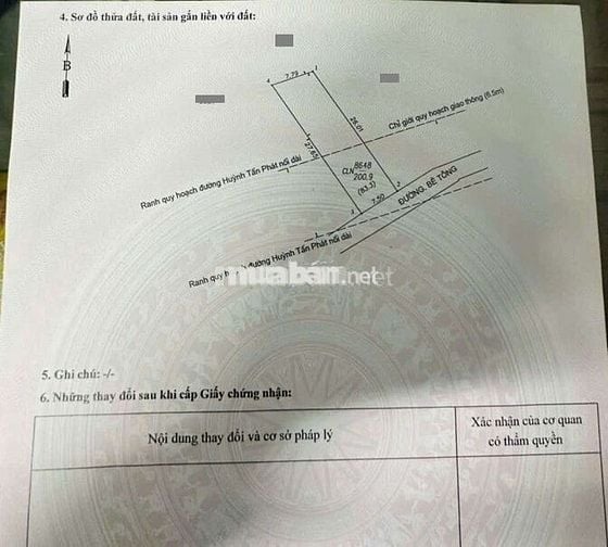 Đất đường Võ Thị Sáu phường Đông Hòa Tp Dĩ An