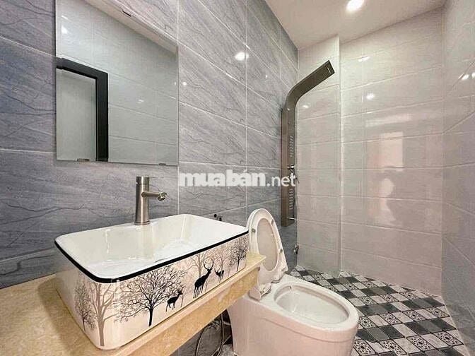 nhà mới xây 4x13m 4 tầng 4pn 5wc sân thượng, Đường Số 1. BHH B