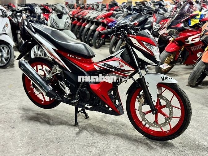 XE MÁYTHANH TÙNG_SONIC 150 ĐỎ TRẮNG LƯỚT BAO ZIN