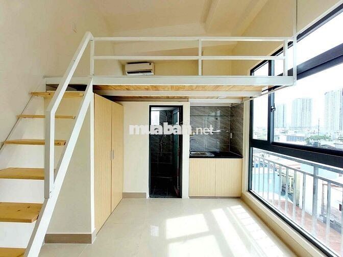 Phòng Gác Lửng Thoáng Mát Ngay Học Viện Cán Bộ