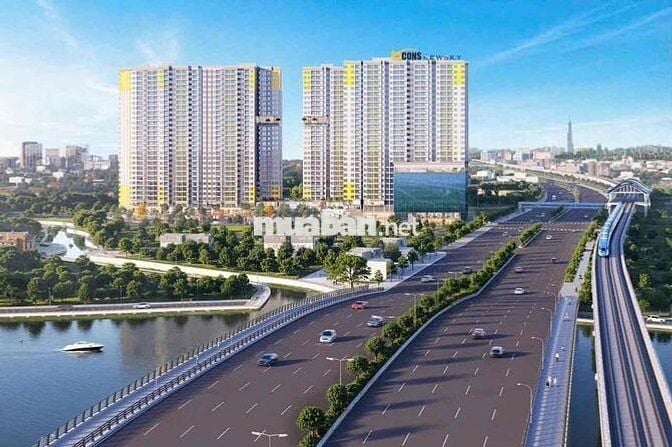 BCONS NEWSKY MẶT TIỀN QL13, CÁCH METRO 150m, VIEW SÔNG SG, TT chỉ 5%
