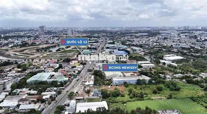 BCONS NEWSKY MẶT TIỀN QL13, CÁCH METRO 150m, VIEW SÔNG SG, TT chỉ 5%