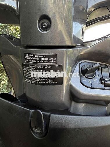 Honda Vision 2020 Smartkey Đen