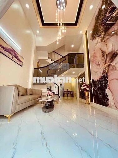 NHÀ 5 TẦNG FULL NỘI THẤT HXH HOÀN CÔNG CHUẨN CHỈ 6.1T NHÀ BÈ