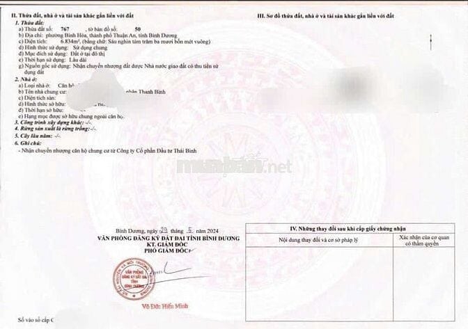 (7781) căn hộ Thanh Bình, 58m2 ,sổ hồng: 1,5 tỷ. Nhận ký gửi