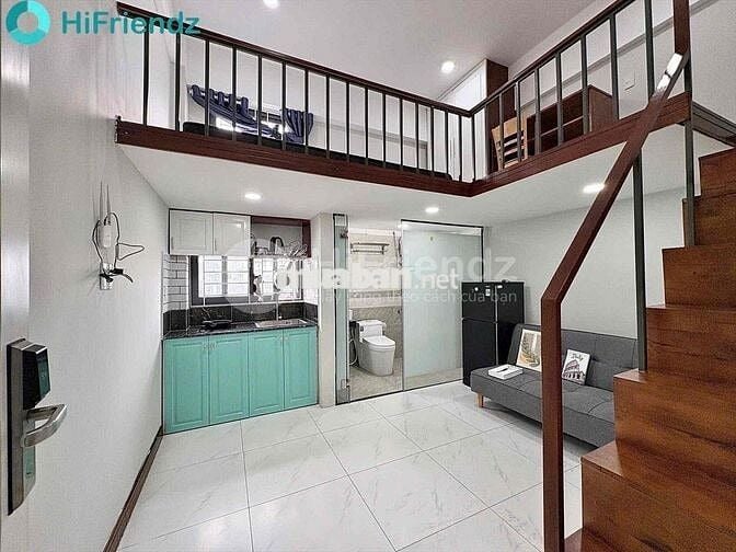 Căn hộ Duplex đầy đủ nội thất, cao thoáng ngay cầu Tân Thuận, UFM, KCX