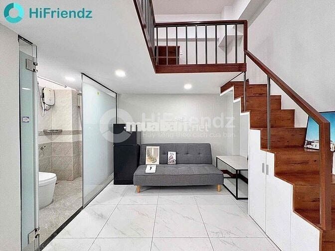 Căn hộ Duplex đầy đủ nội thất, cao thoáng ngay cầu Tân Thuận, UFM, KCX