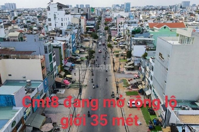 Building mặt tiền CMT8 Quận 3, cao 7 tầng có thang máy, chỉ 58 tỷ TL