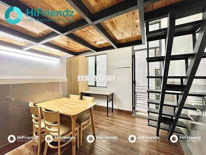 PHÒNG DUPLEX GÁC CAO - GẦN HOÀNG HOA THÁM