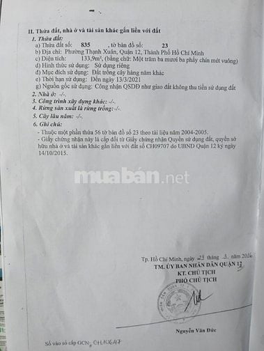 Bán dãy trọ Hà Huy Giáp, thạnh xuân, quận 22, tp. Hcm