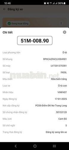 VinFast Fadil 2020 Cam đỏ