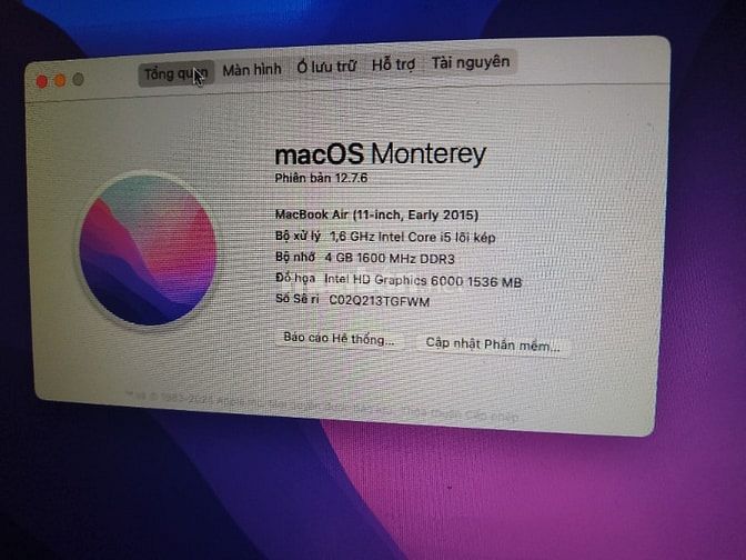 Mình cần bán mac air 2015 11 inch