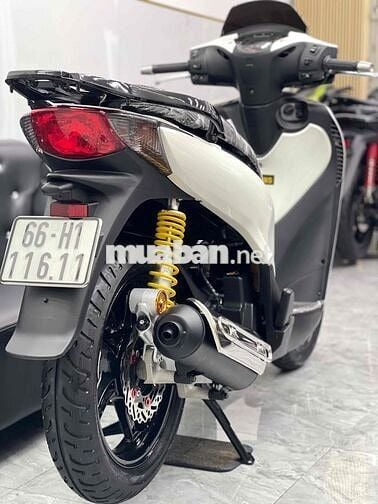 Honda SH150 2014 Độ Full Ý Trắng