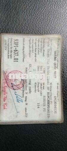 Yamaha Sirius FI 2014 Đen