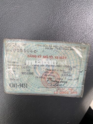 Honda Cub 70 Trắng Xanh đậm Đã sử dụng