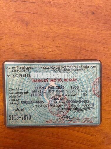 Honda Cup 90 1996 Đỏ đen