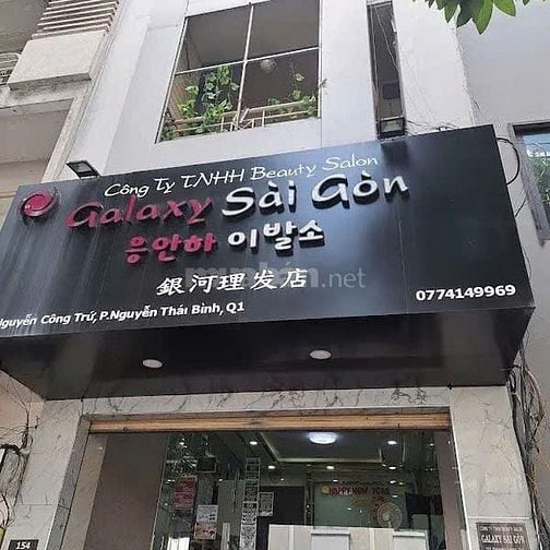 Mặt tiền Nguyễn Công Trứ, DT 4,5x21,5m, Hầm 5 lầu, 68 tỷ giảm gá 62 tỷ