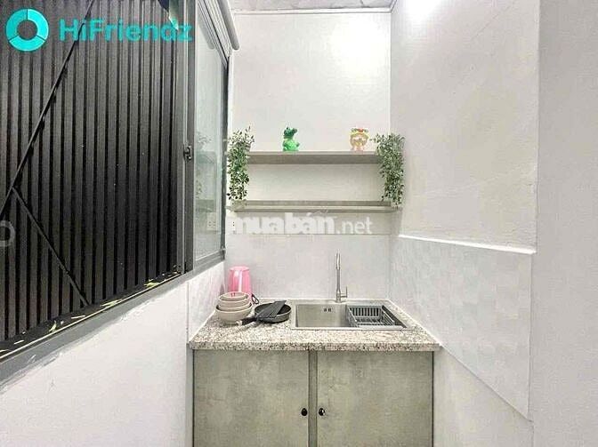 STUDIO TÁCH BẾP CỬA SỔ TRỜI FULL NT, CÓ MÁY GIẶT - BÀU CÁT