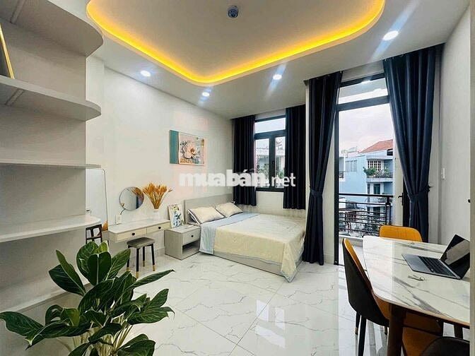 Căn Hộ Mới Keng - Full Nội Thất -Ban Công Tại Quận Bình Thạnh-Cầu Bông