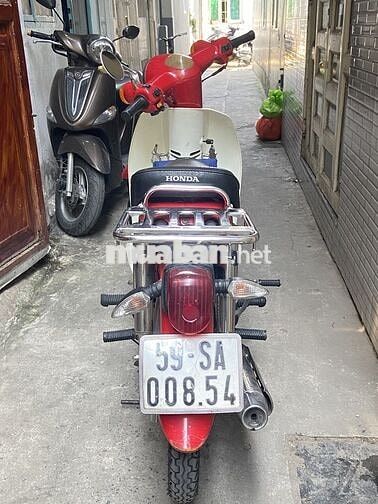 Xe máy Cub Bosscity 50cc Đỏ Trắng
