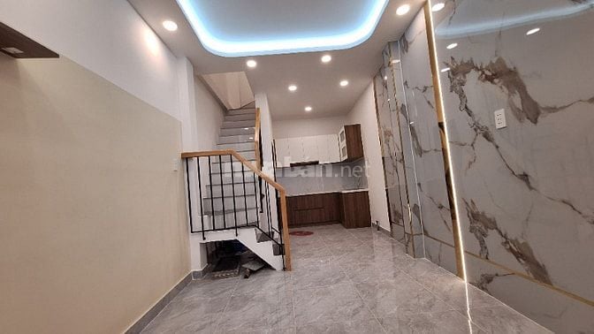 Nhà tuyệt đẹp, DTSD 69m2, 1trệt, 2 lầu, H18A Trần V Thành, P8, Q8