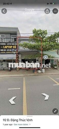 Chính chủ cho thuê mặt tiền Đặng Thúc Vịnh 44m2