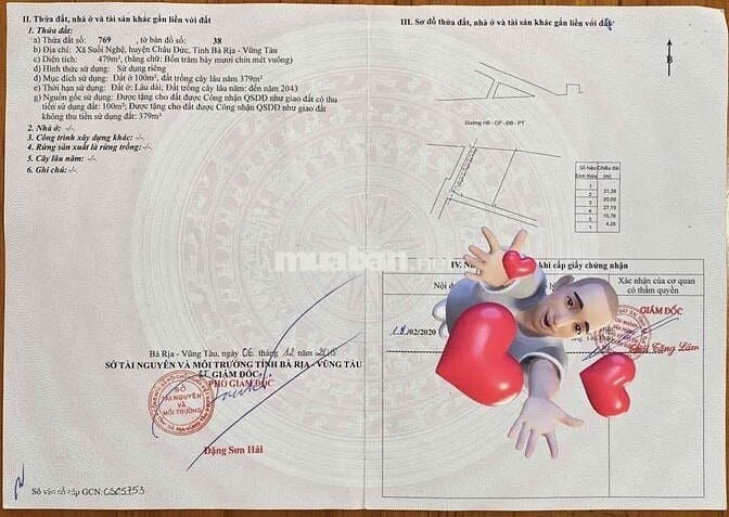 Cần ra lô đất ngay vòng xoay Đức Mỹ (Suối Nghệ địa chỉ cũ )