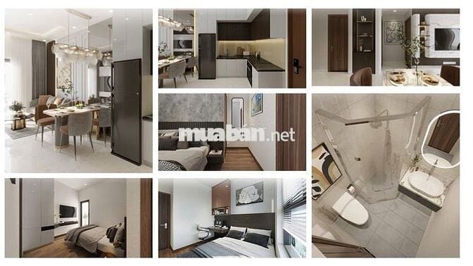 Căn hộ chung cư 2PN 43m2 Diamond Boulevard full nội thất, hàng CDT