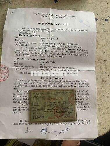 Honda Wave Thái 100 1998 Xanh