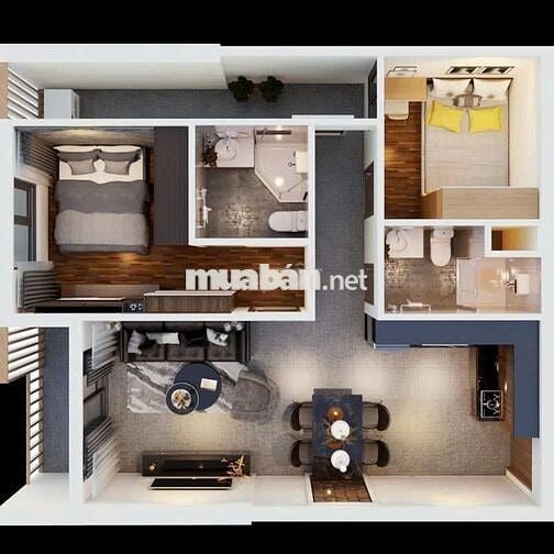 BÁN CĂN HỘ CHUNG CƯ HOÀNG NAM - TẦNG THẤP - VIEW NÚI BÀ ĐEN