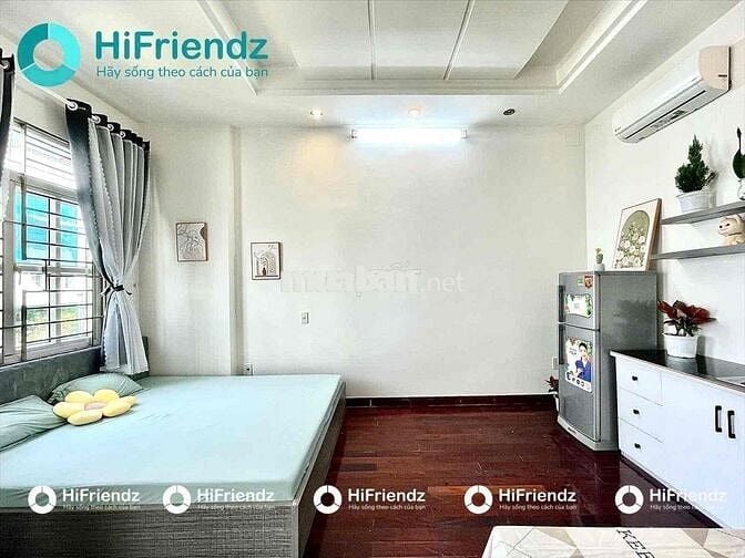 CHO THUÊ STUDIO BAN CÔNG FULL NỘI THẤT GẦN KHU BÀU CÁT - ETOWN