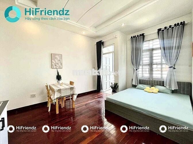 CHO THUÊ STUDIO BAN CÔNG FULL NỘI THẤT GẦN KHU BÀU CÁT - ETOWN