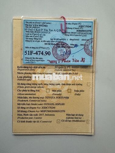 Toyota Fortuner 2017 Bạc