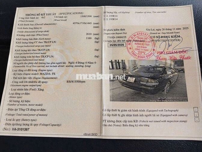 Mazda 626 1991 Đen 5 chỗ