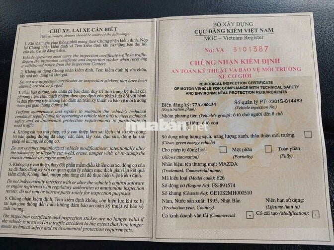 Mazda 626 1991 Đen 5 chỗ