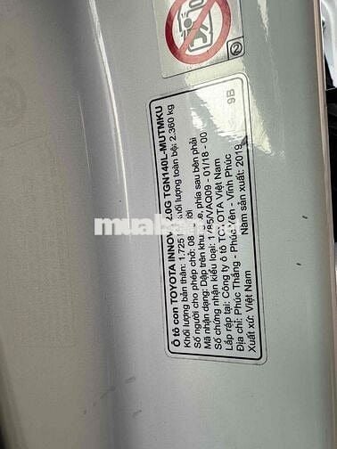 Toyota Innova G 2019 Số tự động 68000 km